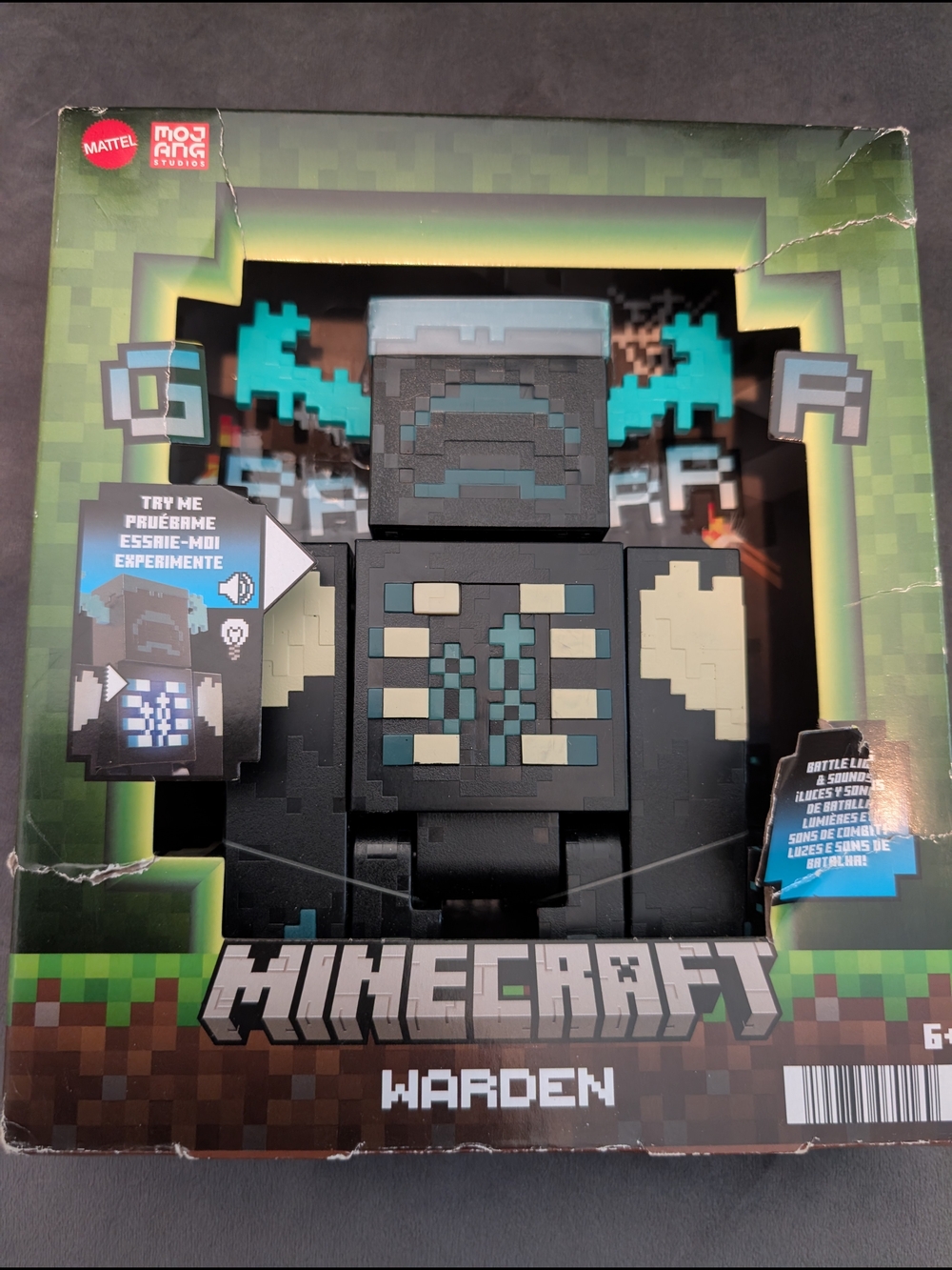 Mattel Minecraft Warden Figure